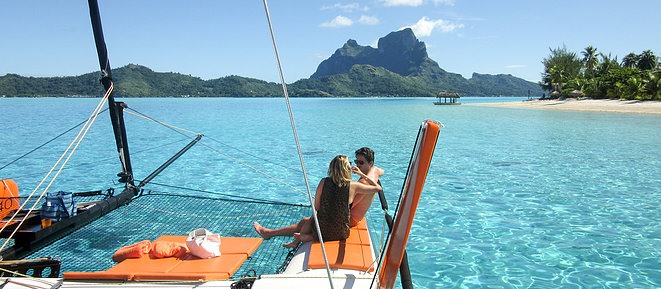 Catamaran Bora Bora Tahaa y Raiatea | LAT.40