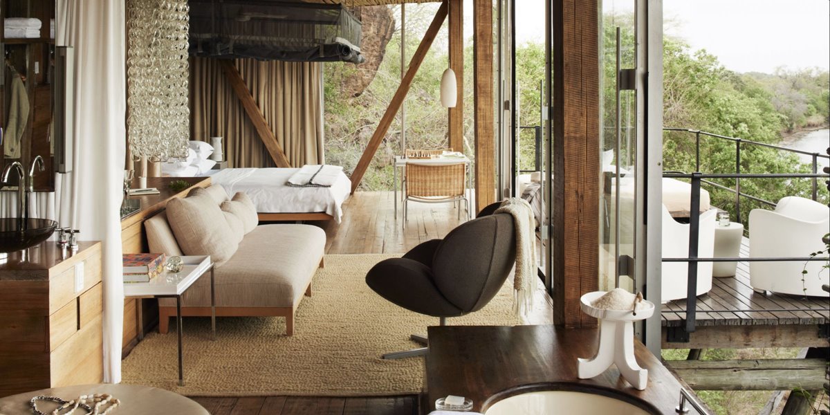 Singita Lebombo Lodge en Singita Private Concession (Kruger)