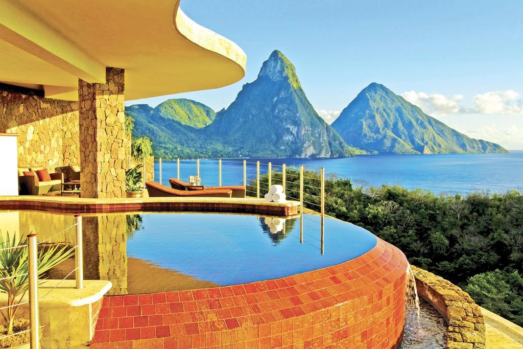Jade Mountain en Santa Lucia
