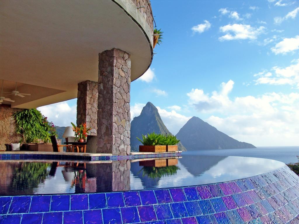 Jade Mountain en Santa Lucia