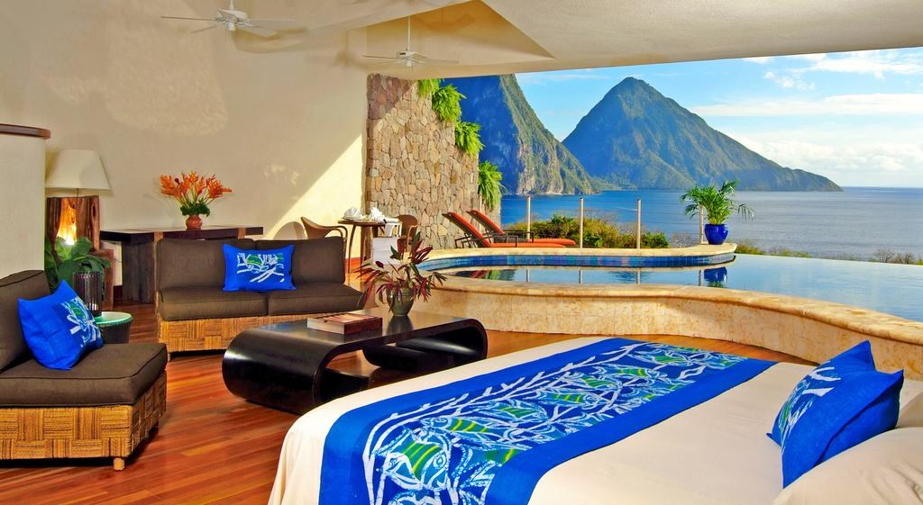 Jade Mountain en Santa Lucia