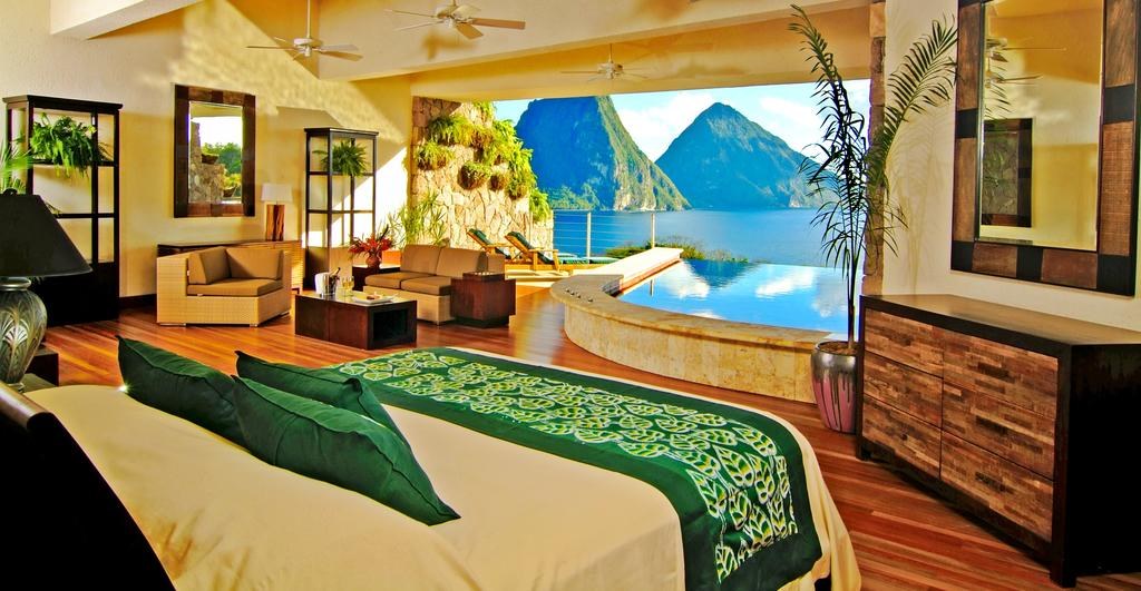 Jade Mountain en Santa Lucia