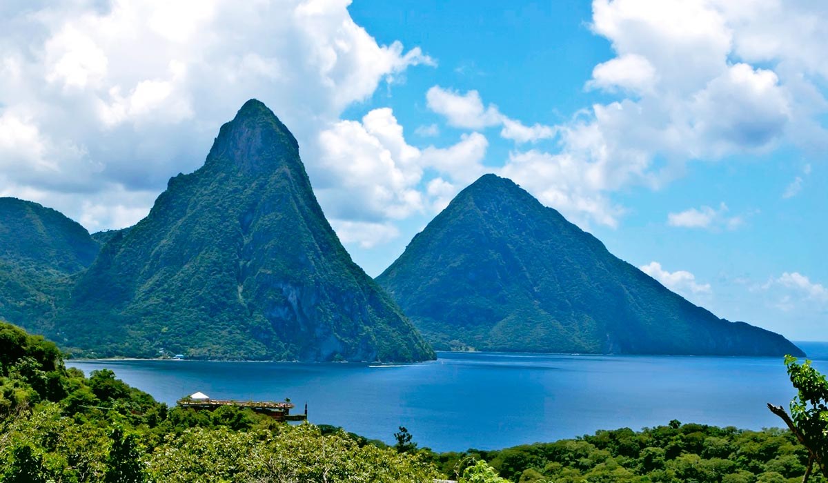 Jade Mountain en Santa Lucia