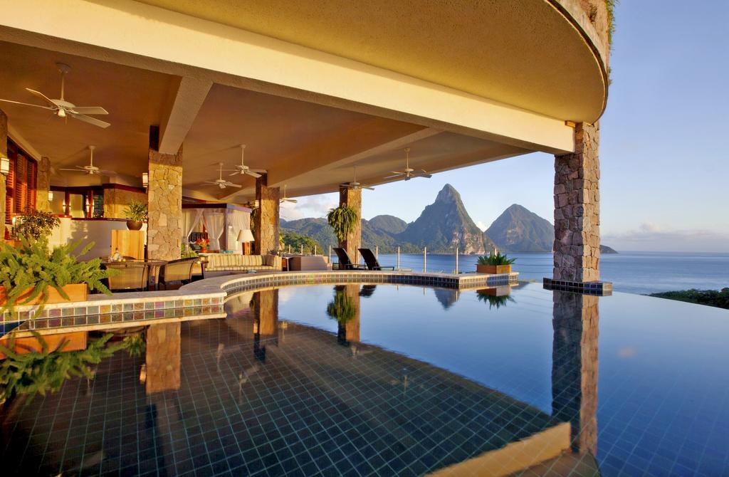 Jade Mountain en Santa Lucia