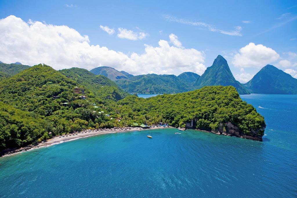 Jade Mountain en Santa Lucia