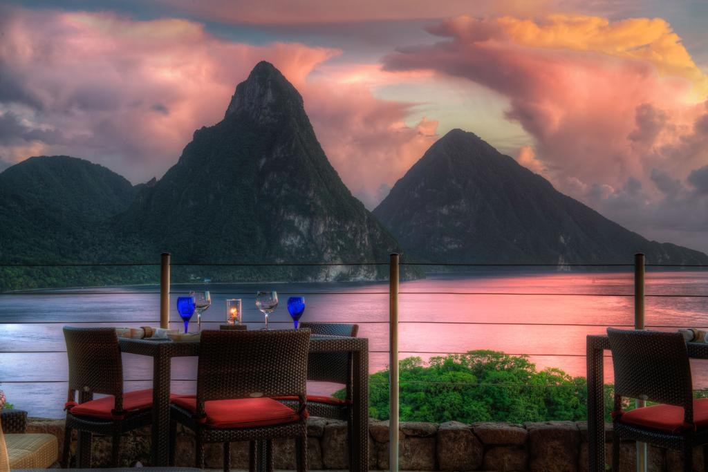 Jade Mountain en Santa Lucia