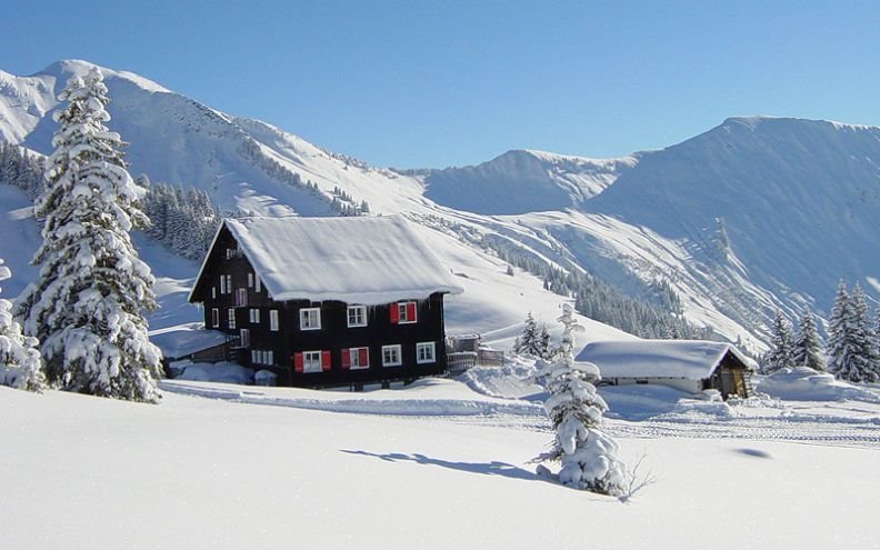 Neuhornbachhau en Austria