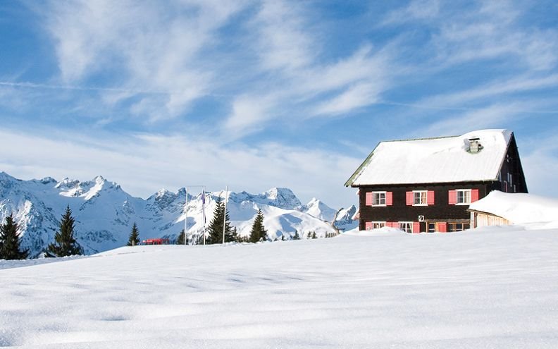 Neuhornbachhau en Austria