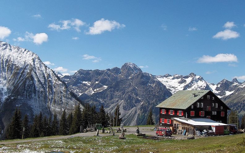 Neuhornbachhau en Austria