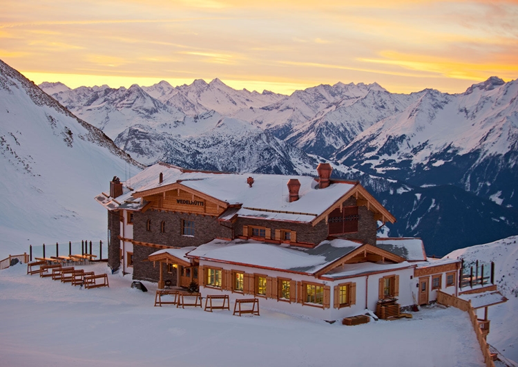 Wedelhutte en Austria