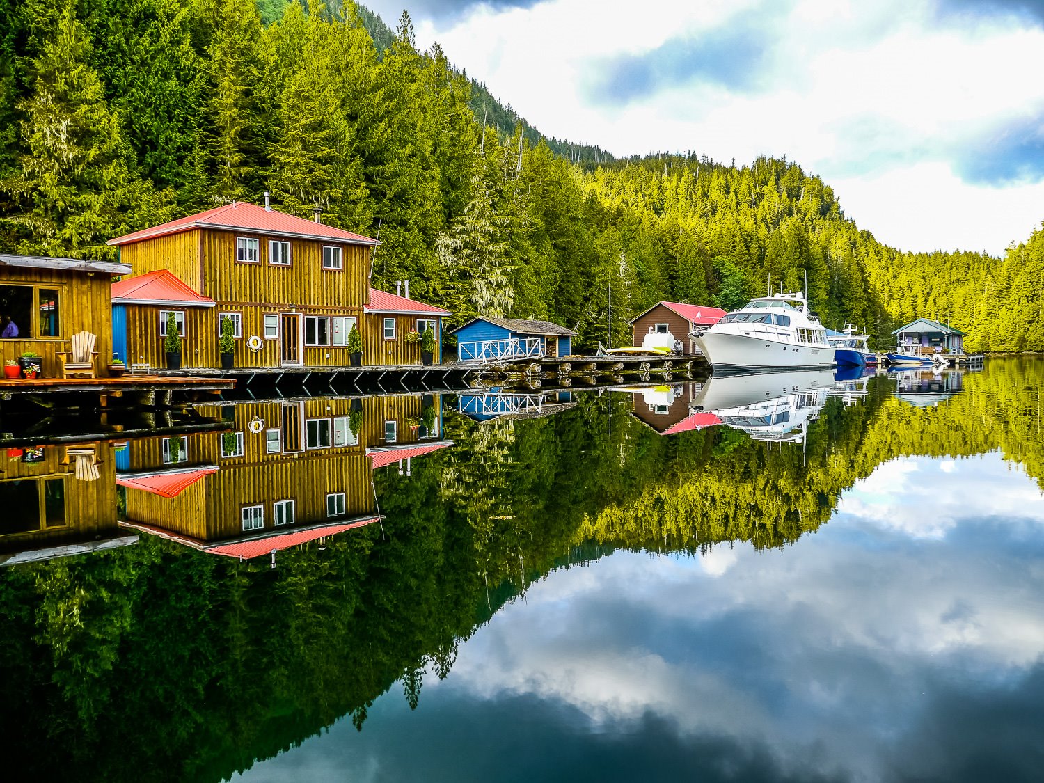 Nimmo Bay Resort en Canada