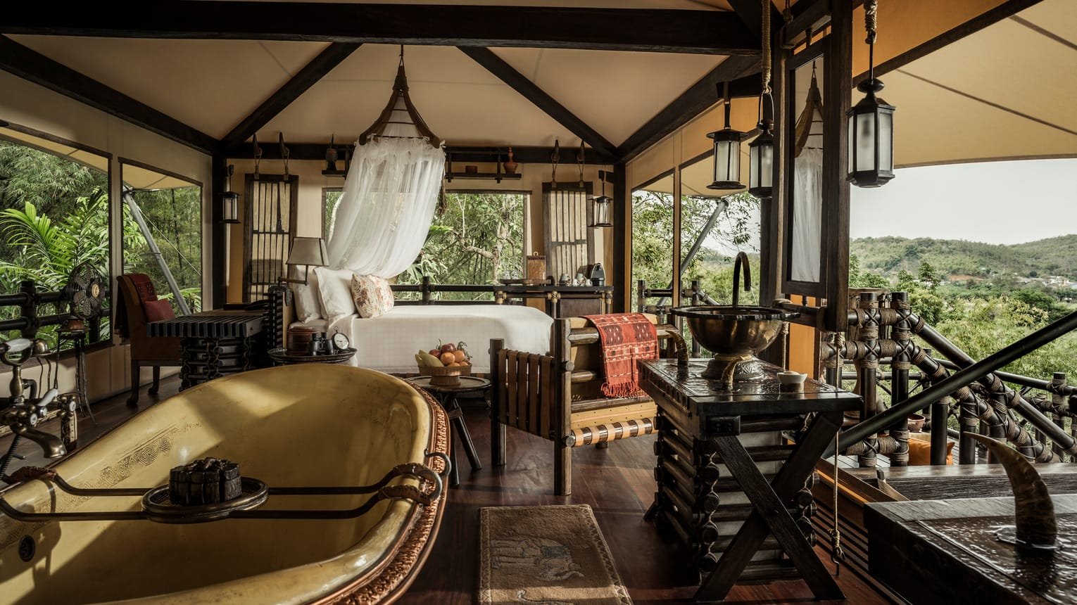 Four Seasons Tented Camp Golden Triangle en Chiang Rai