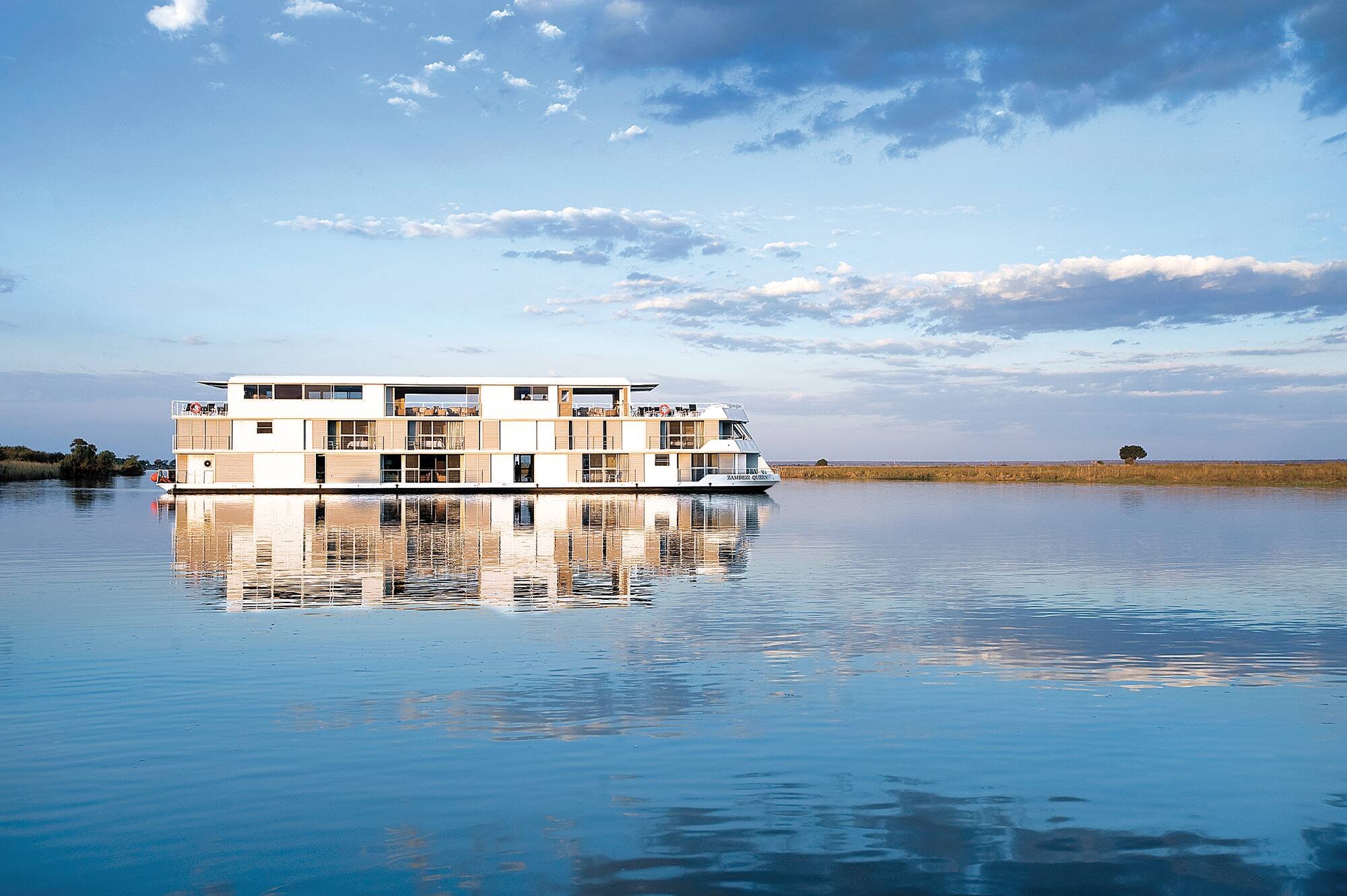 Zambezi Queen en su destino