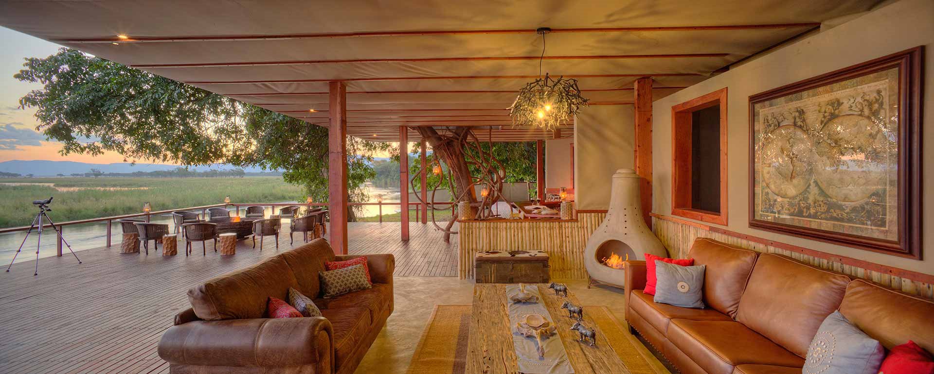 Sausage Tree Camp en Lower Zambezi