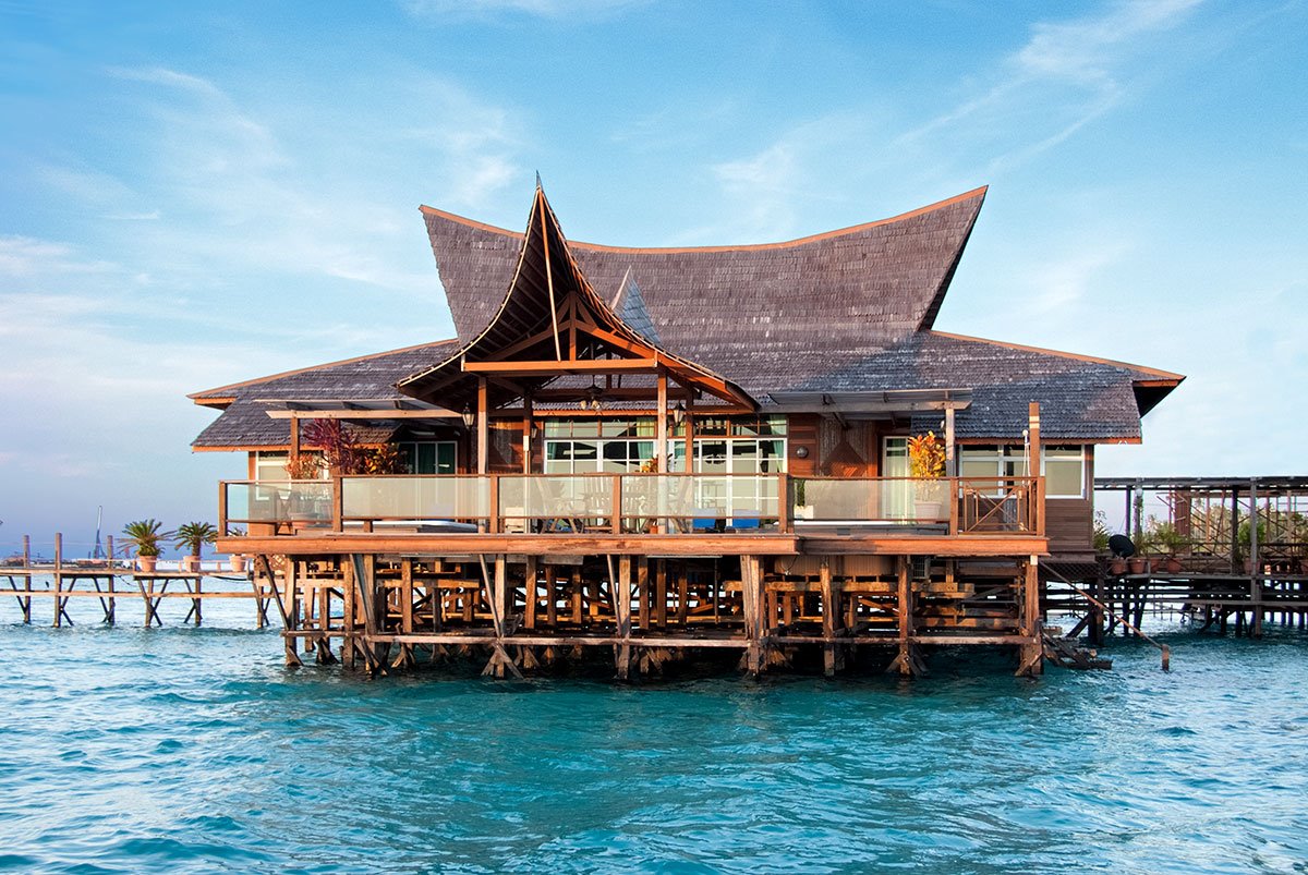 Mabul Water Lodge en Malaysia