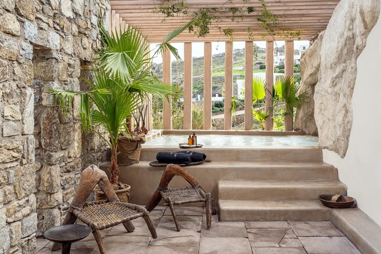 The Wild Hotel by Interni en Mykonos