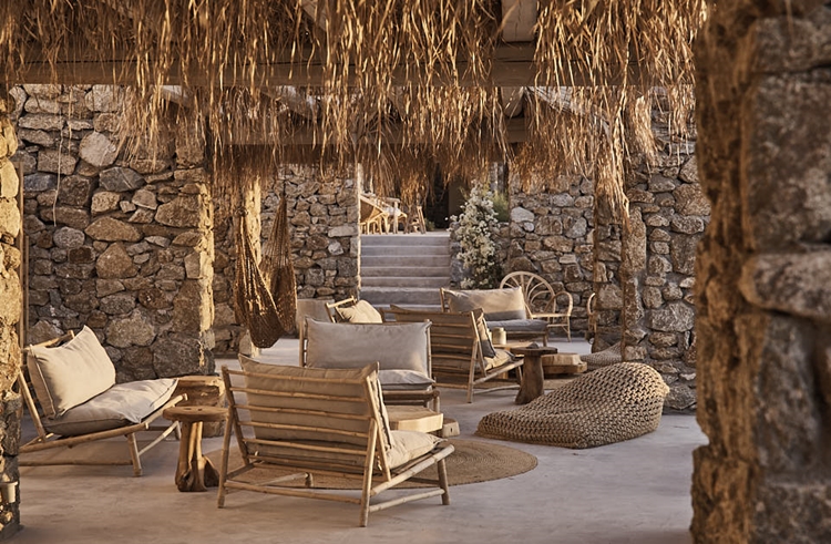 The Wild Hotel by Interni en Mykonos