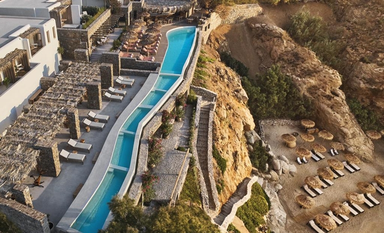 The Wild Hotel by Interni en Mykonos