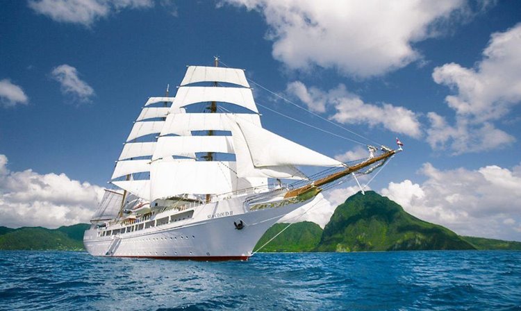 Sea Cloud II en Spain