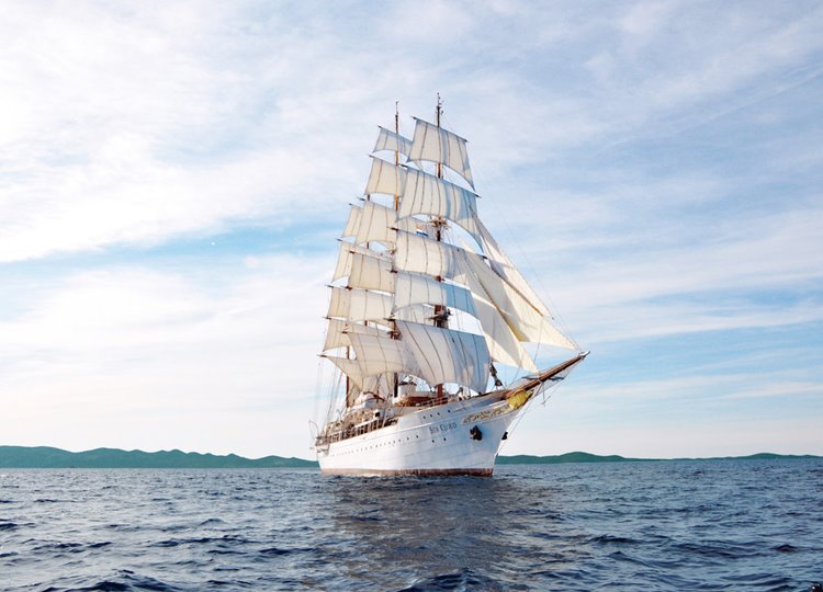 Sea Cloud en su destino