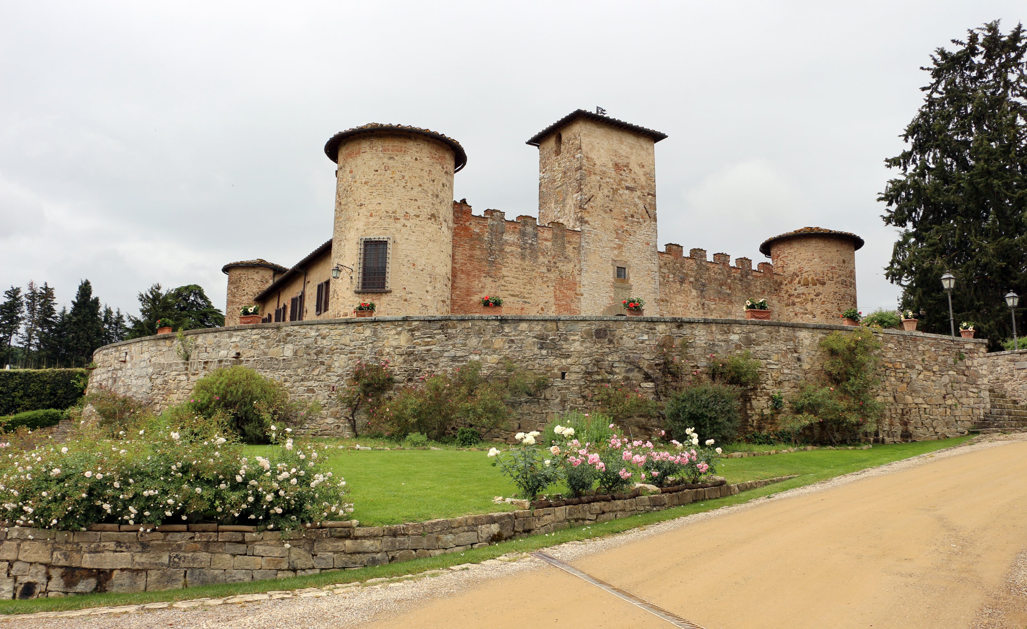 Castelló di Gabbiano en Toscana
