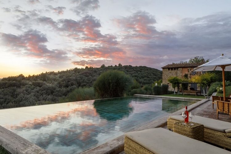Castello di Vicarello en Toscana