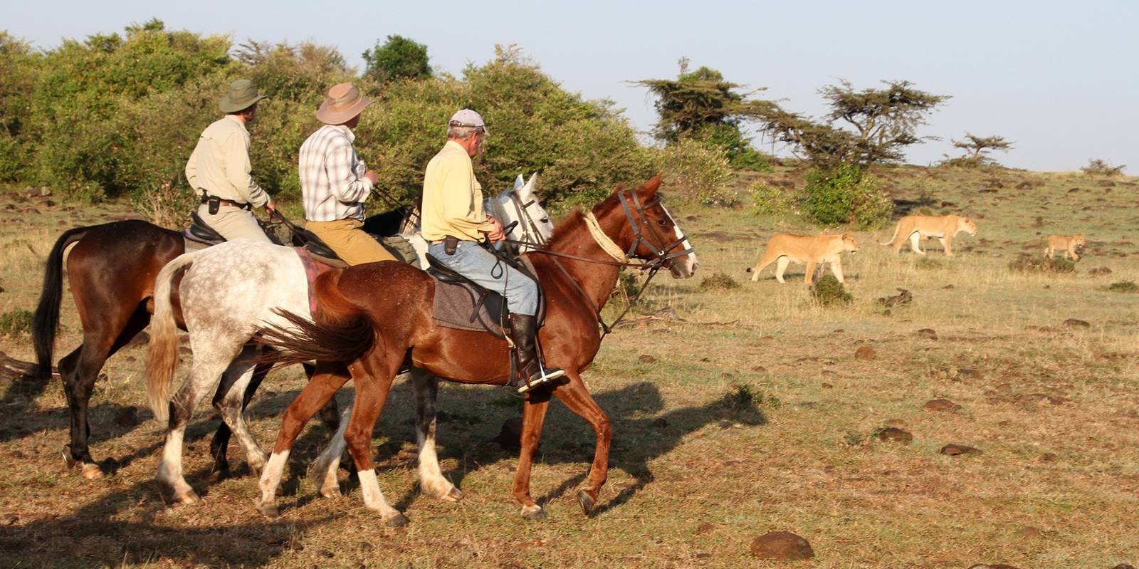 Safari a caballo en Masai Mara