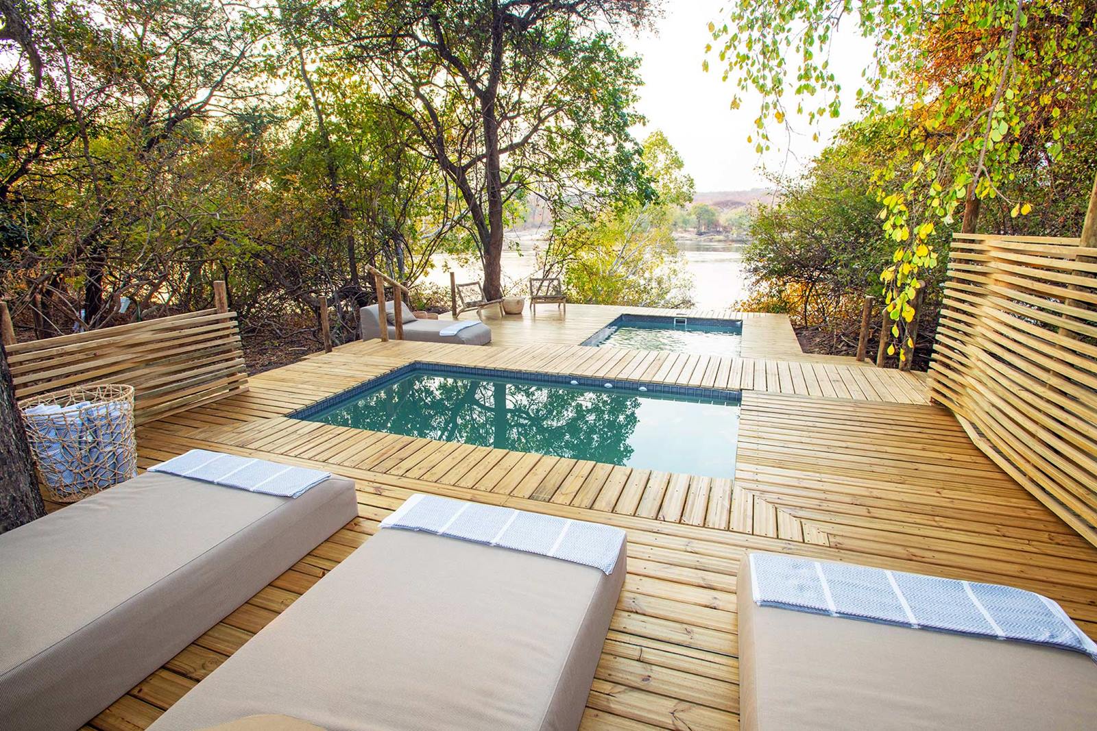 Tsowa Safari Island en Zambezi National Park