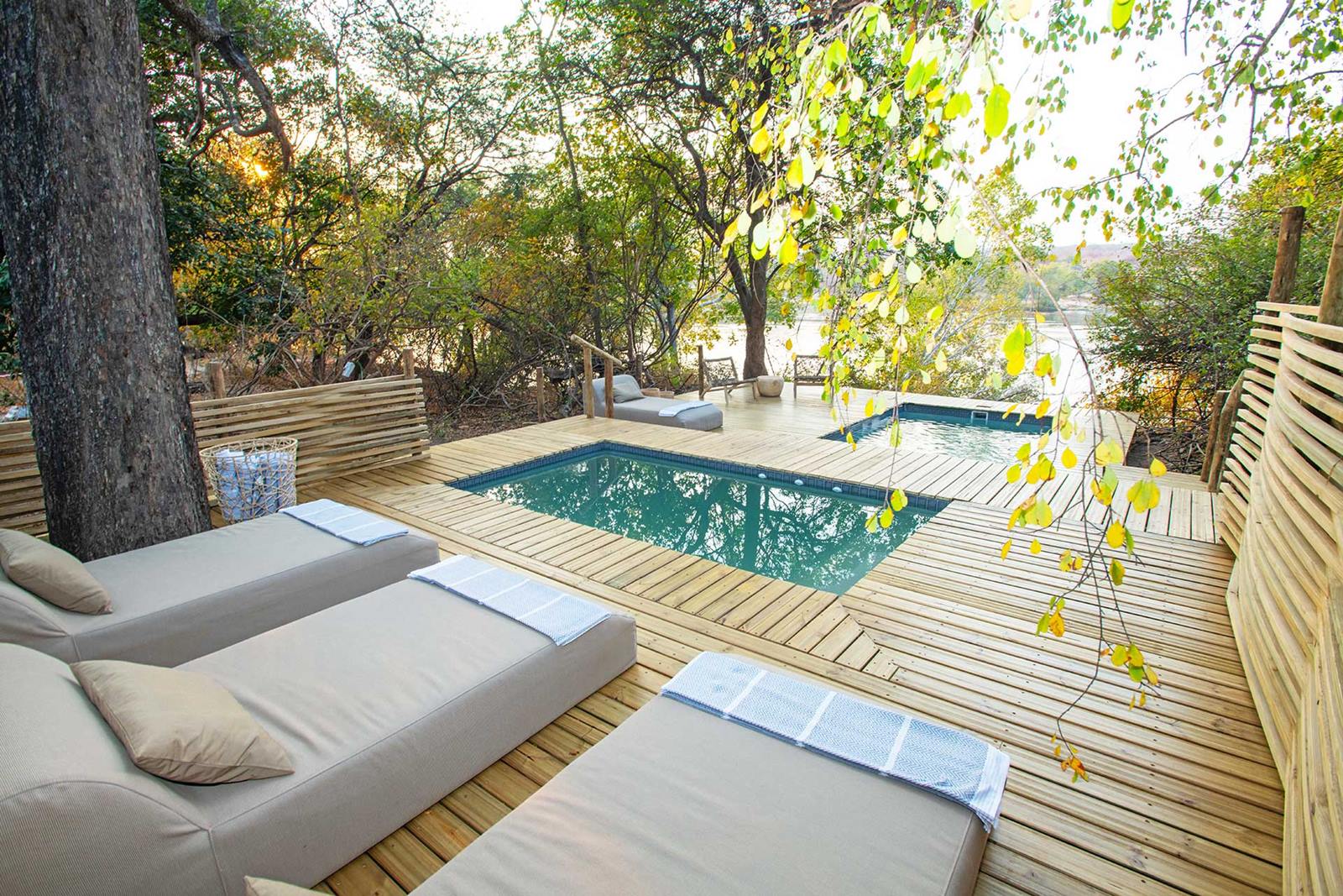 Tsowa Safari Island en Zambezi National Park