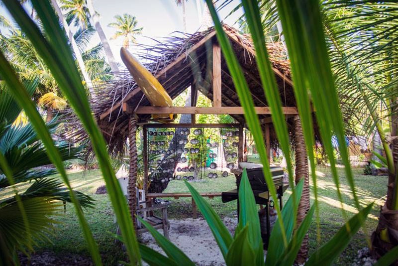 Tetamanu Village en Fakarava