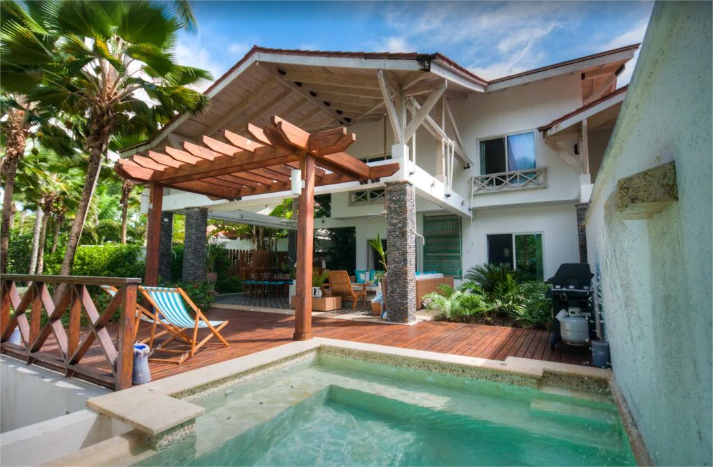 Villa privada en primera línea de playa en Las Terrenas