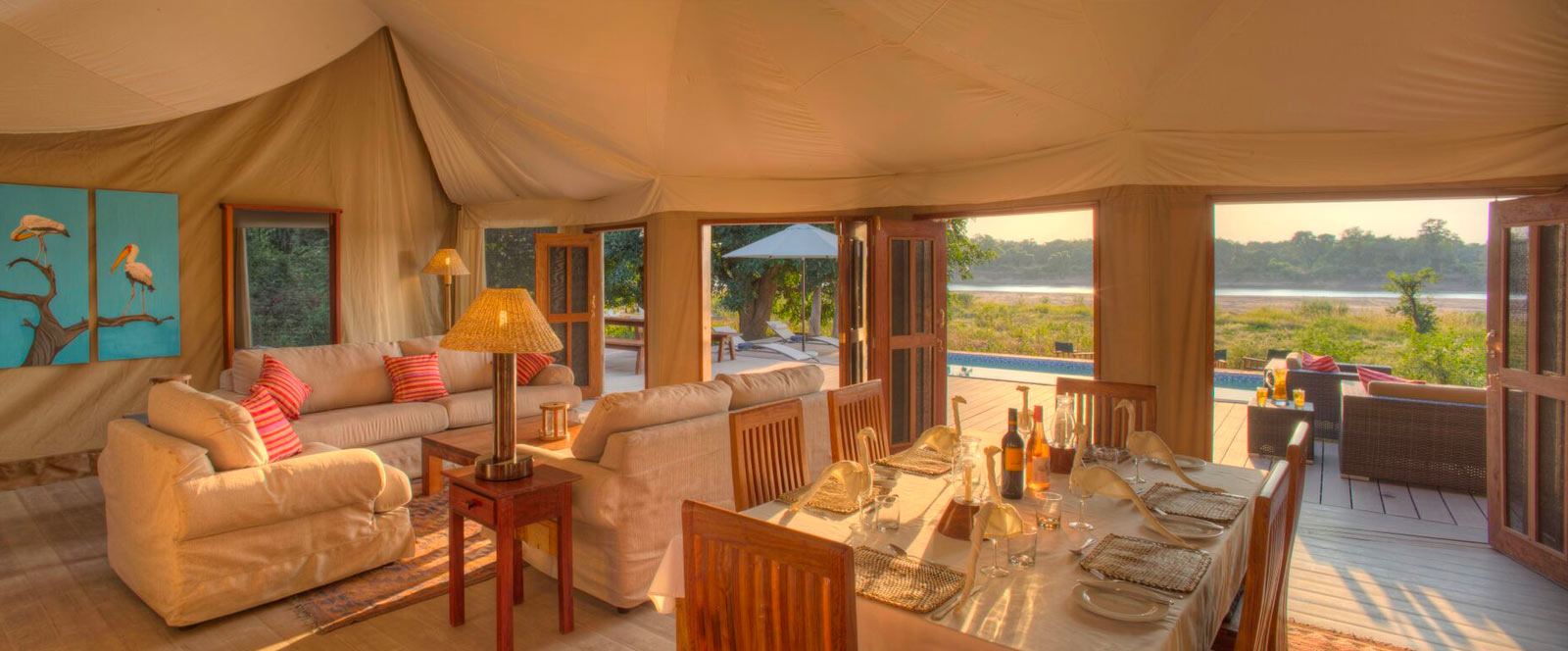 Flatdogs Camp en Luangwa Valley
