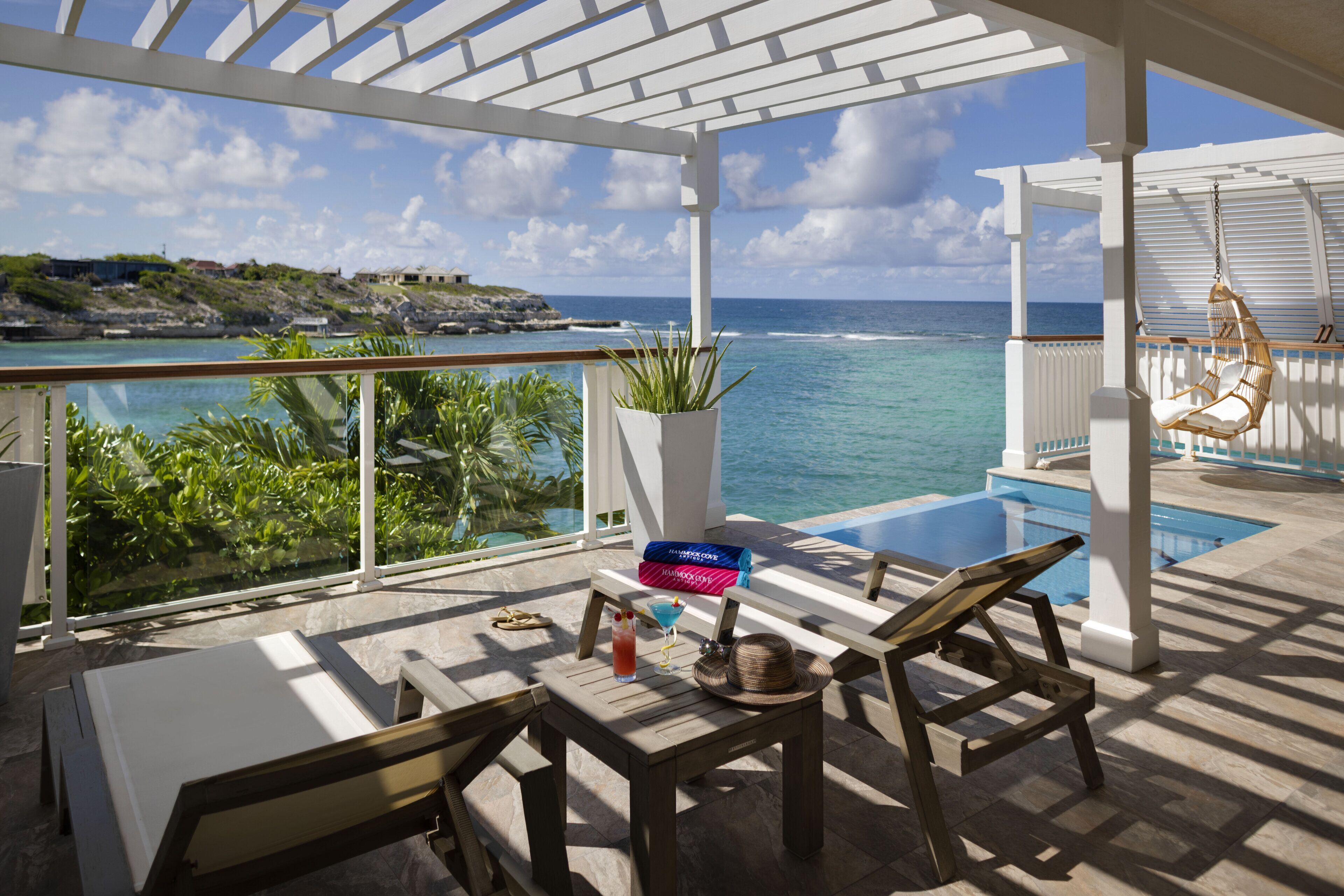 Luna de Miel Costa Oeste y Hammock Cove Antigua diseñado por LAT.40