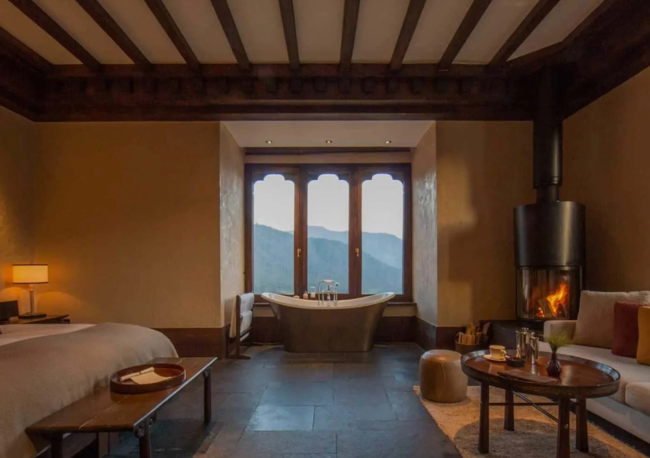 Gangtey Lodge en Butan