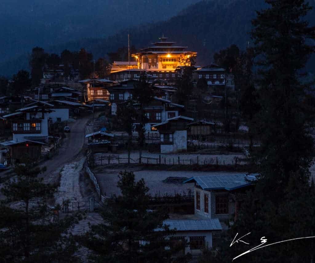 Gangtey Lodge en Butan