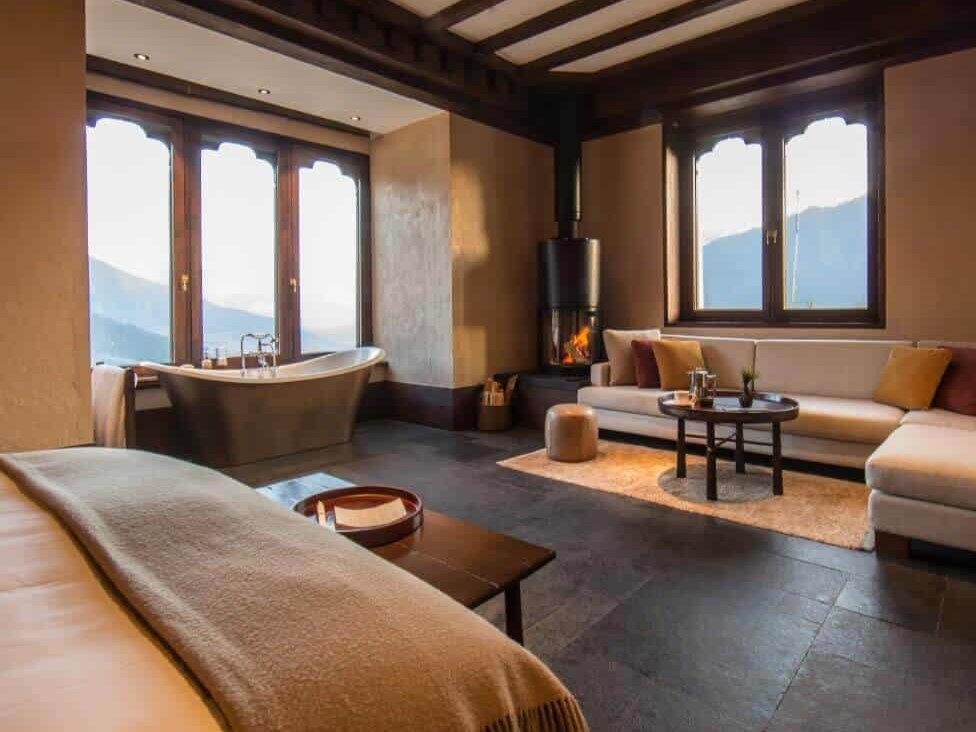 Gangtey Lodge en Butan