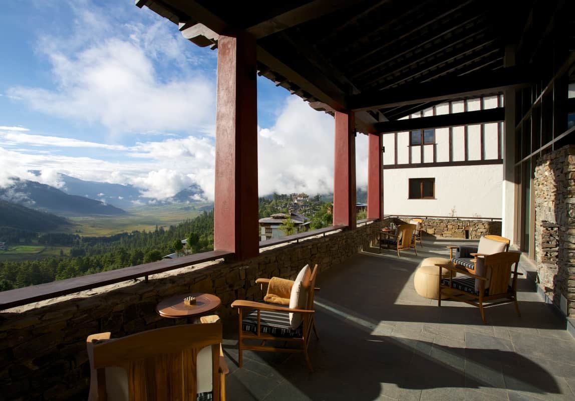 Gangtey Lodge en Butan