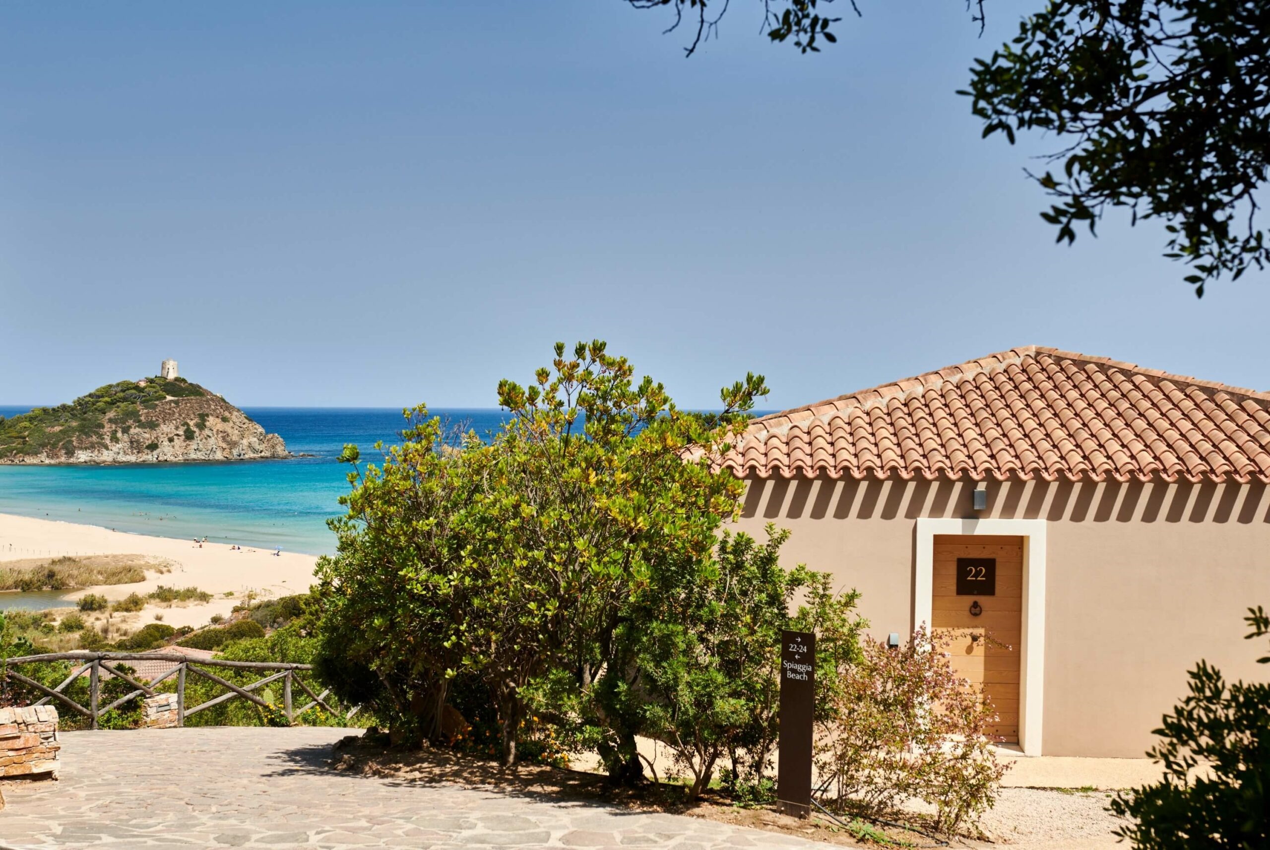 Hotel Chia Laguna en Cerdeña