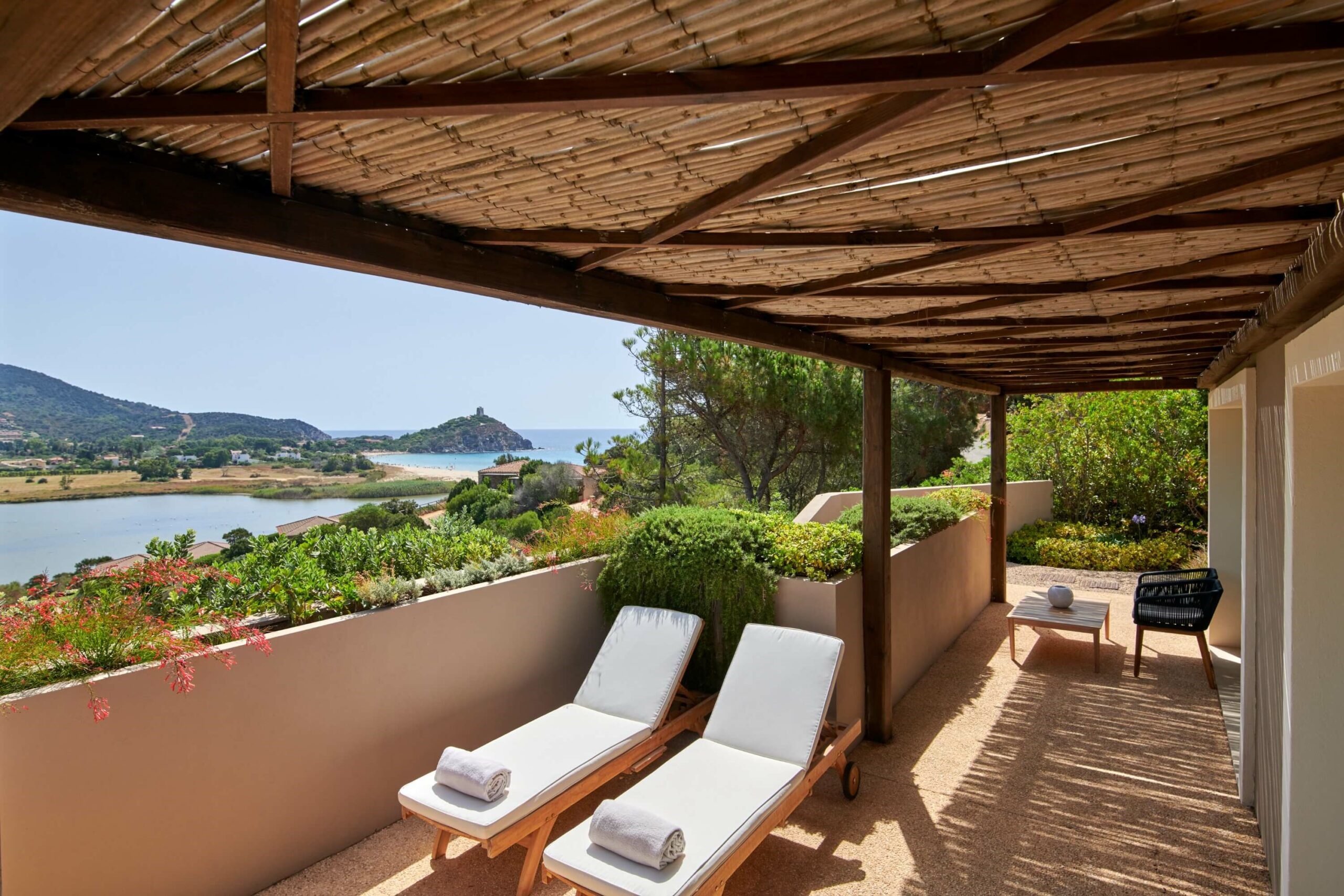 Hotel Chia Laguna en Cerdeña