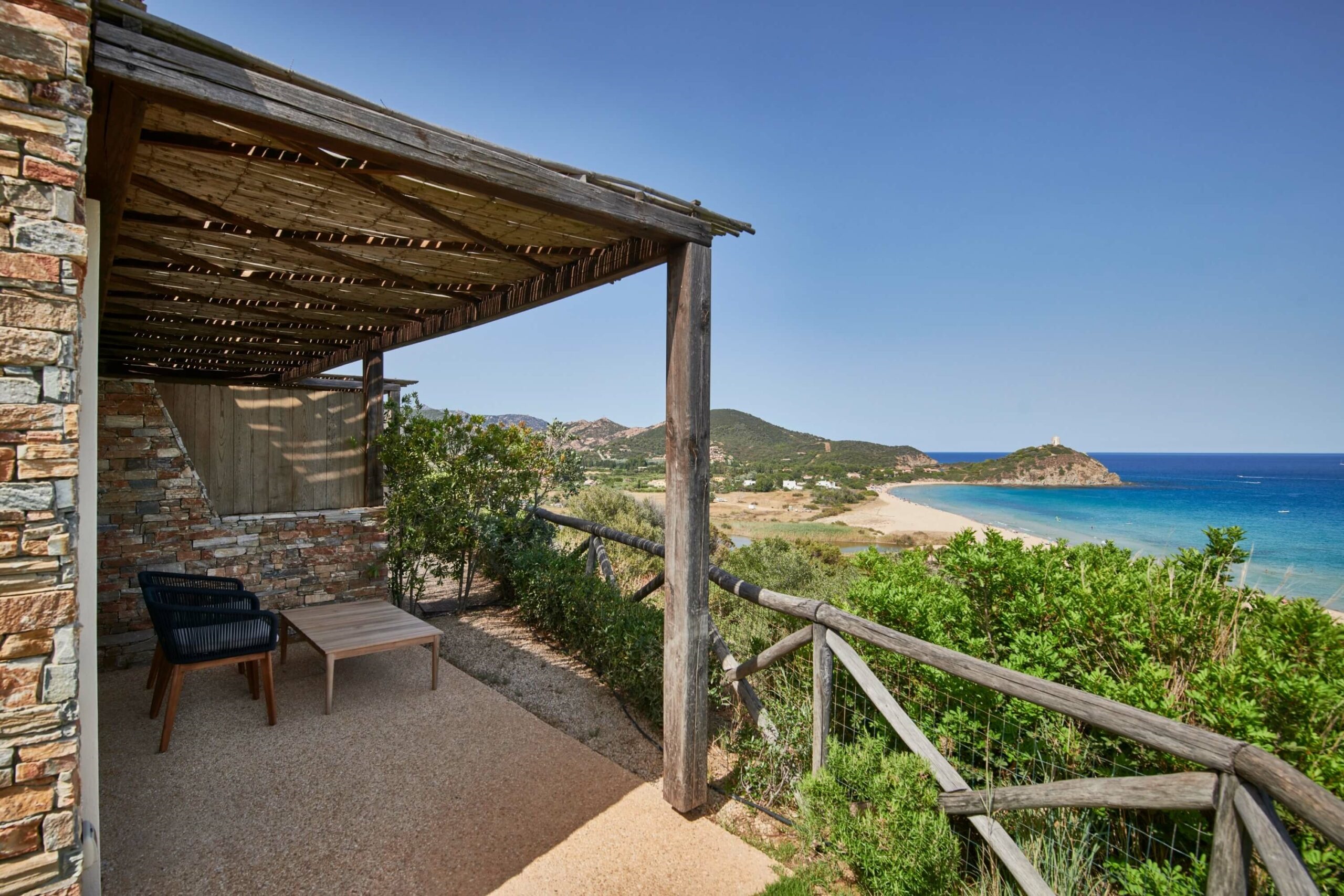 Hotel Chia Laguna en Cerdeña