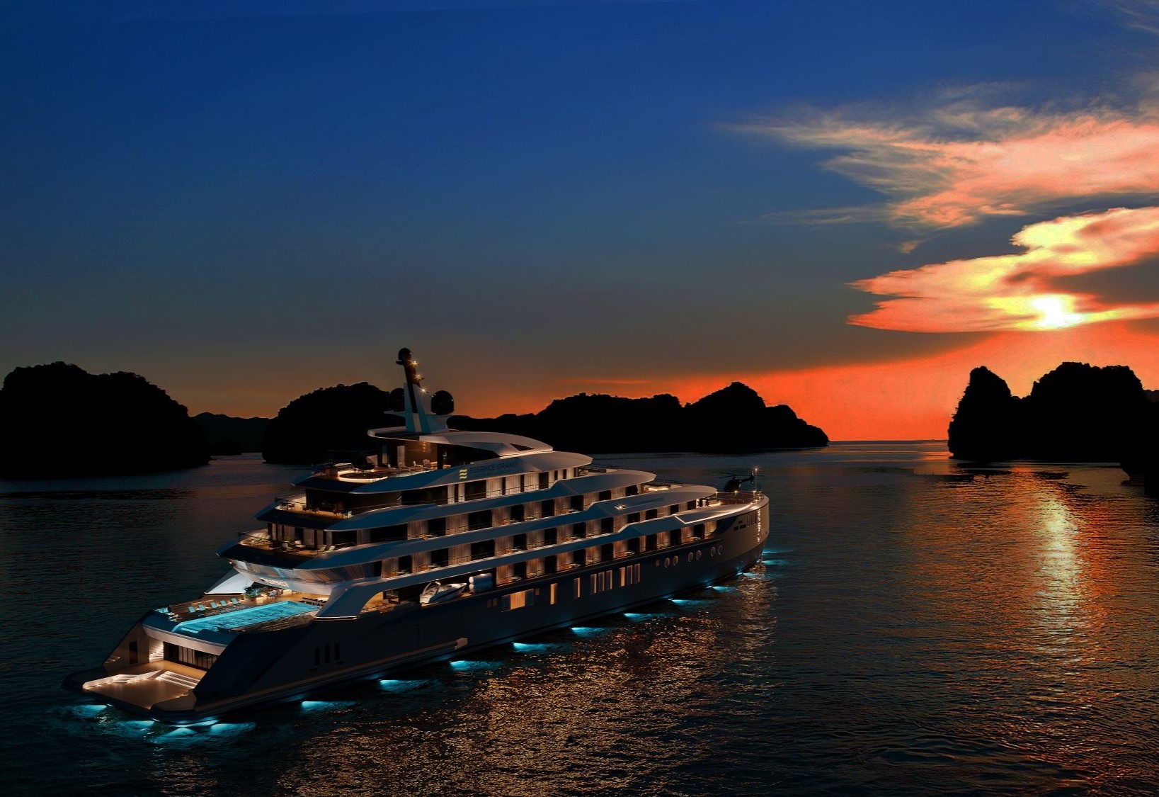 Essence Grand (La Siesta Superyacht) en Halong