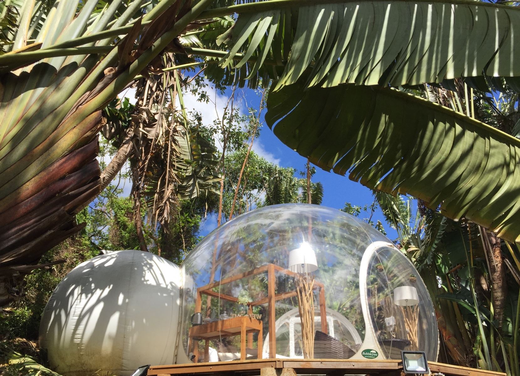 Bubble Lodge Ile aux Cerfs en Isla Mauricio