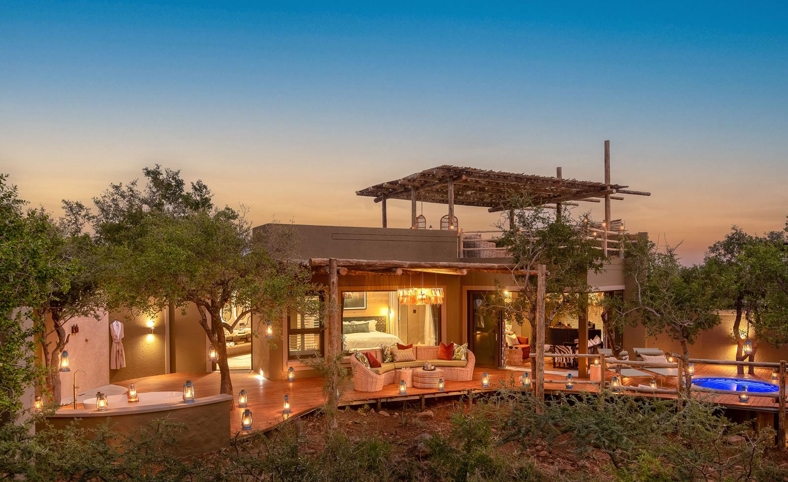Lush Private Game Lodge en su destino