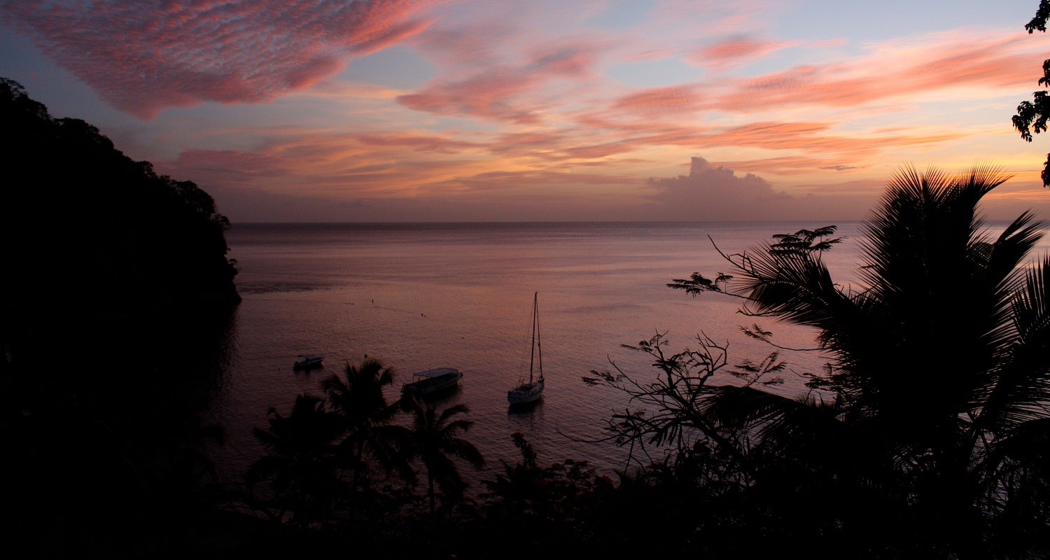 Anse Chastanet en Santa Lucia