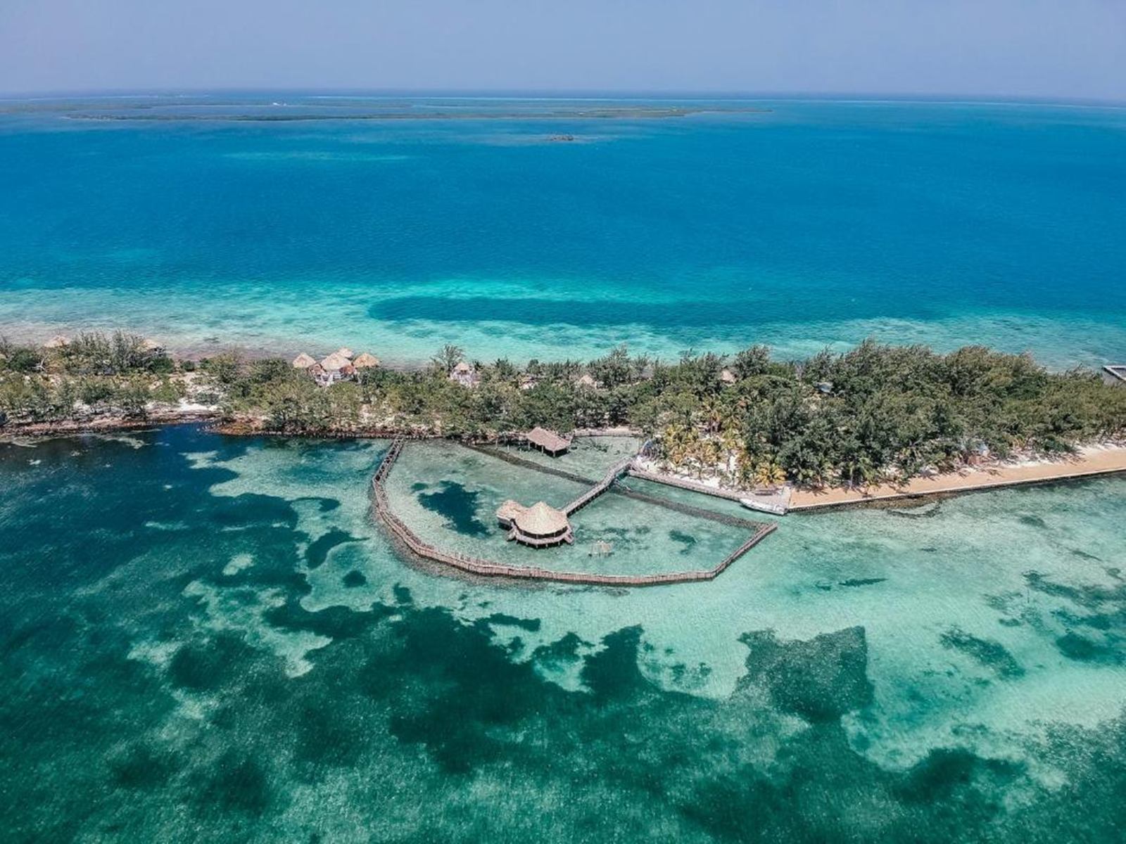 Thatch Caye Resort en Belize
