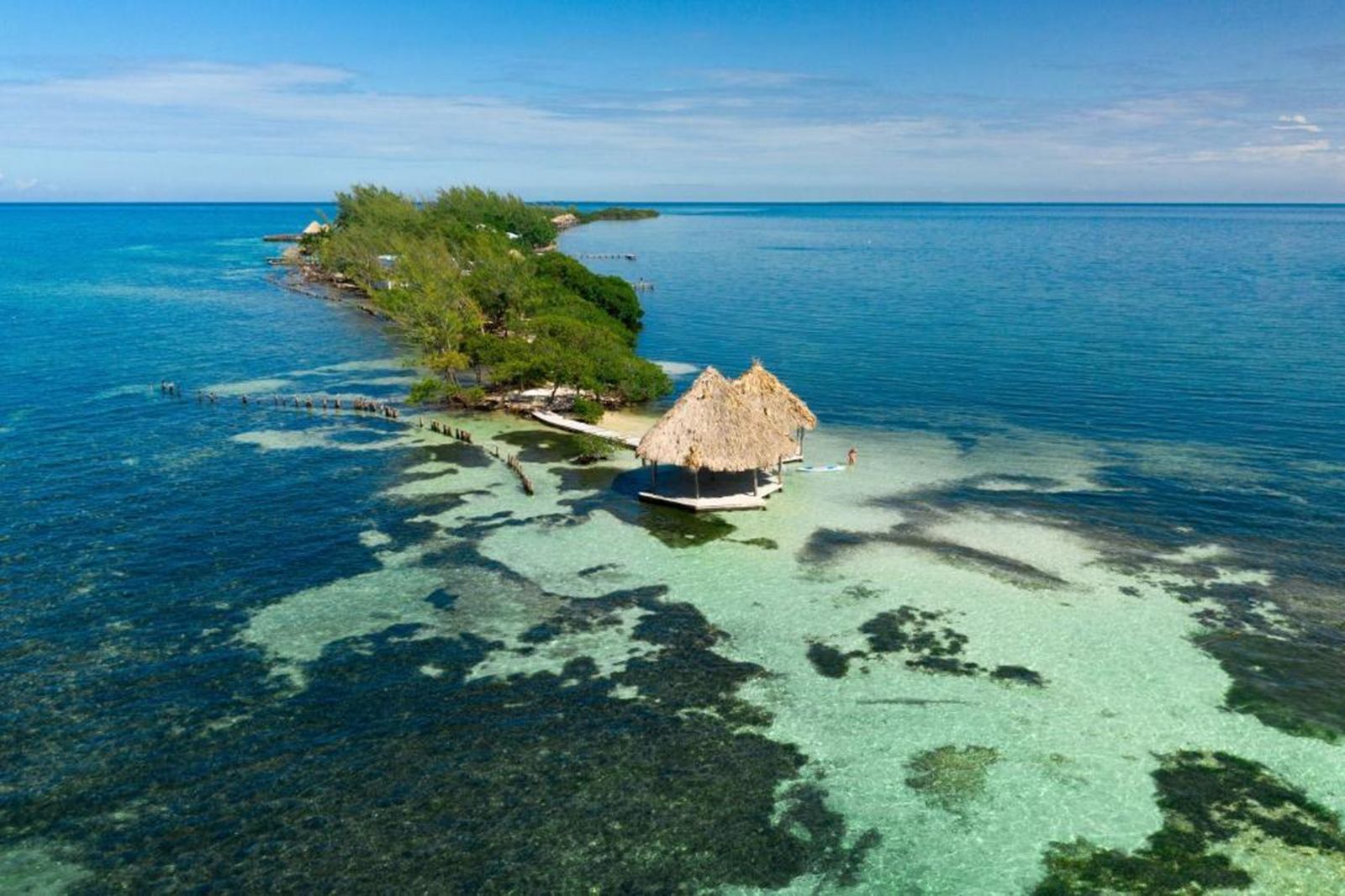 Thatch Caye Resort en Belize