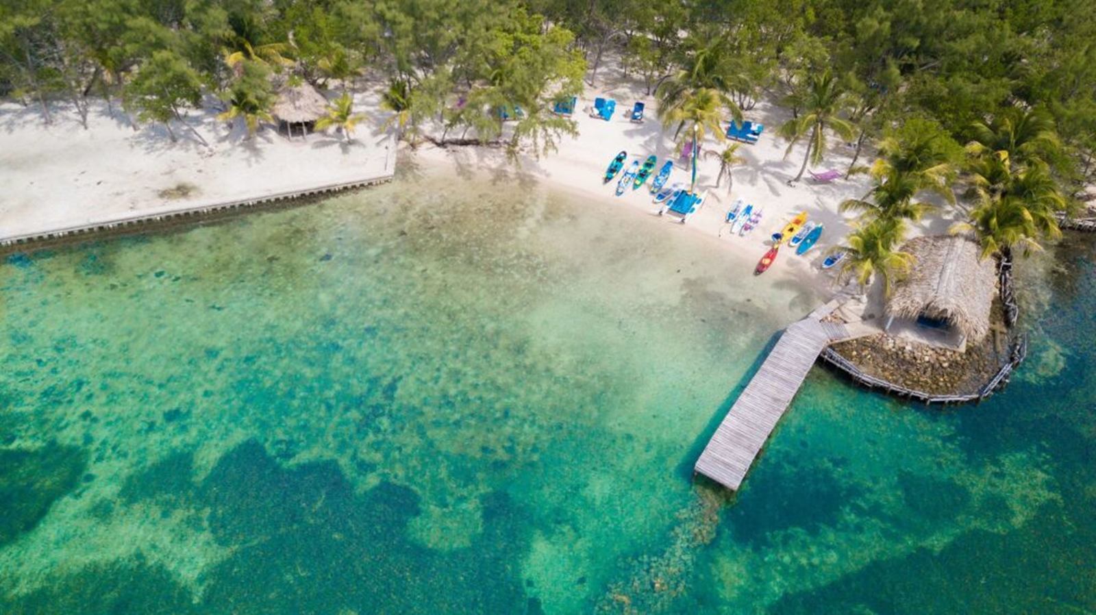 Thatch Caye Resort en Belize
