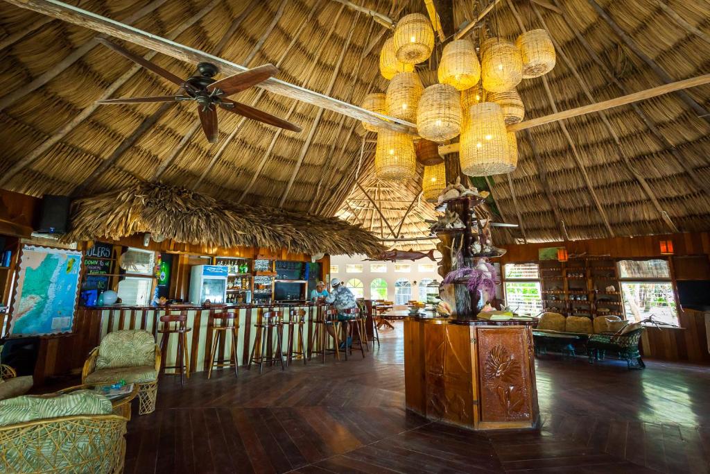 Thatch Caye Resort en Belize