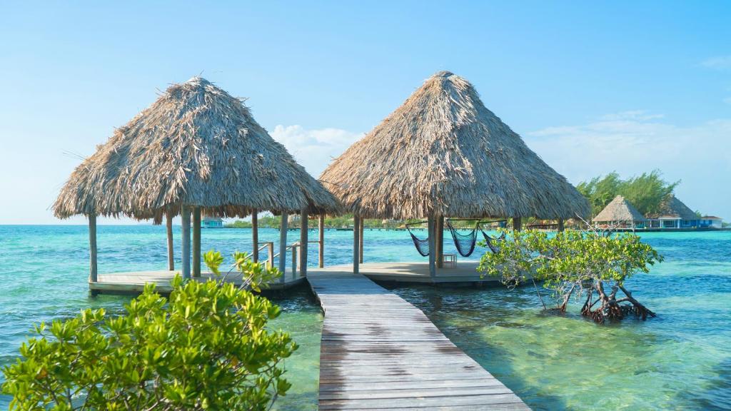 Thatch Caye Resort en Belize