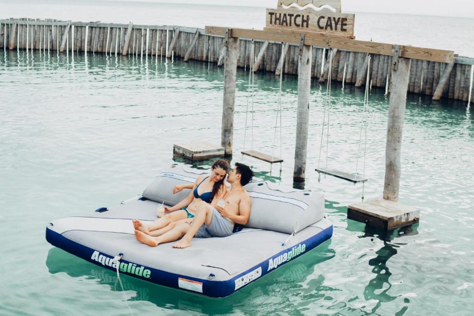 Thatch Caye Resort en Belize